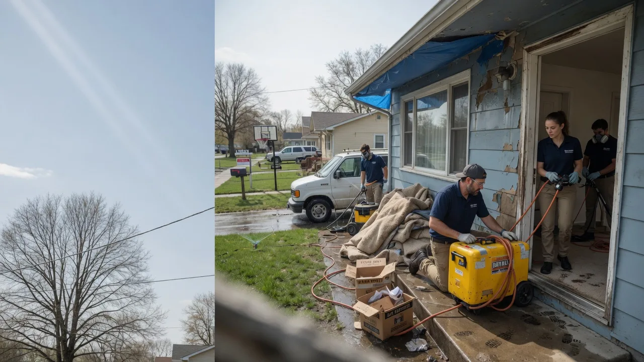 Basement Flood Cleanup in Chardon, OH near me